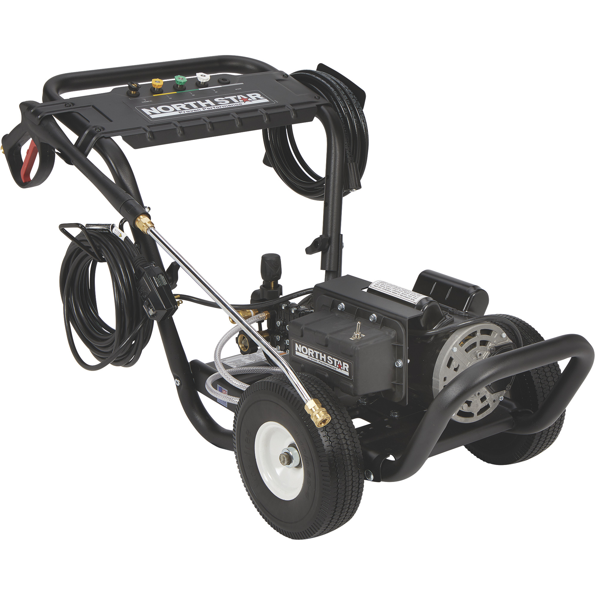 NorthStar Electric Cold Water Total Start/Stop Pressure Washer —1700 PSI, 1.5 GPM, 120 Volts